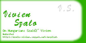 vivien szalo business card